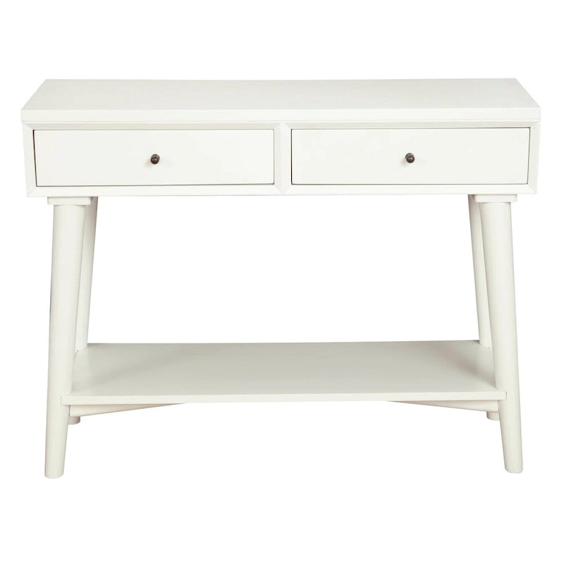 Console Mid-Century Moderne Flynn avec 2 tiroirs de Alpine Furniture
