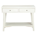 Console Mid-Century Moderne Flynn avec 2 tiroirs de Alpine Furniture