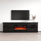 Meuble TV Granero BL-EF avec cheminée électrique 79