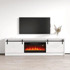 Meuble TV Granero BL-EF avec cheminée électrique 79