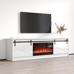 Meuble TV Granero BL-EF avec cheminée électrique 79