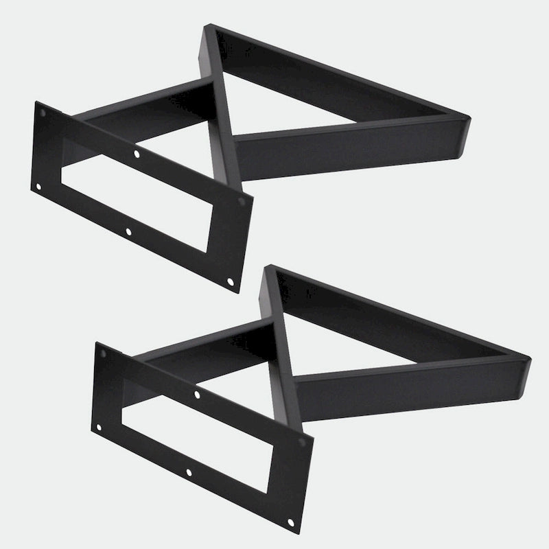 Pieds de table en fer en forme de Z Home Soft Things 2 pièces Pieds de table d'appoint
