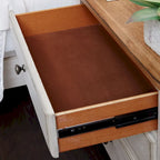 Table de chevet 3 tiroirs Farmhouse Reimagined avec station de charge