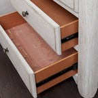 Table de chevet 3 tiroirs Farmhouse Reimagined avec station de charge