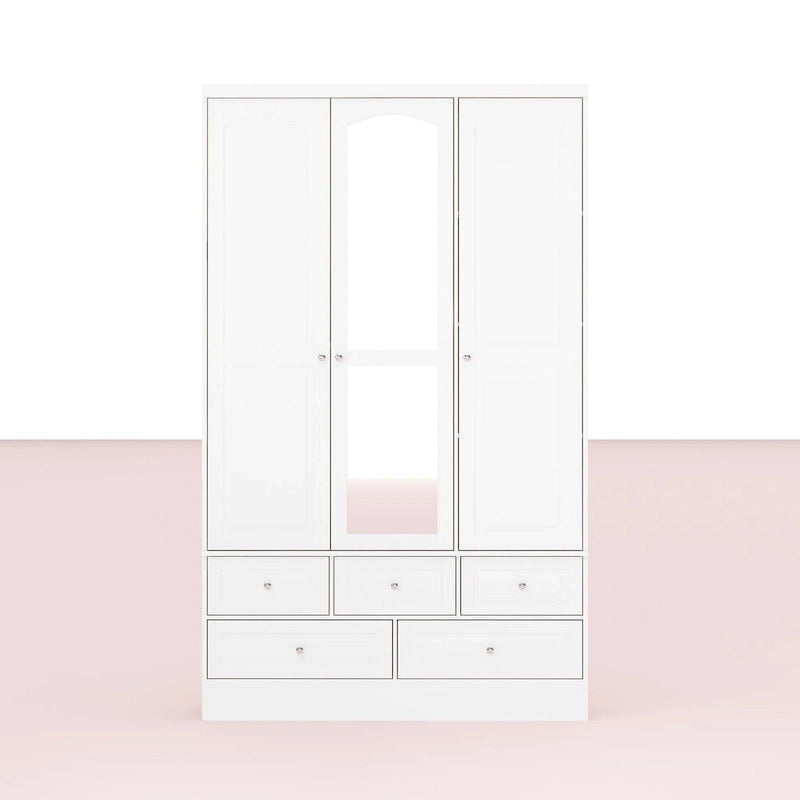 Armoires à double penderie modulaires avec miroir de façade