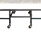 Feld Contemporary Black 48-inch Steel Rollaway Bed with Mattress by