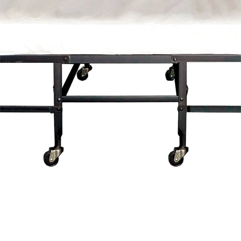 Feld Contemporary Black 48-inch Steel Rollaway Bed with Mattress by