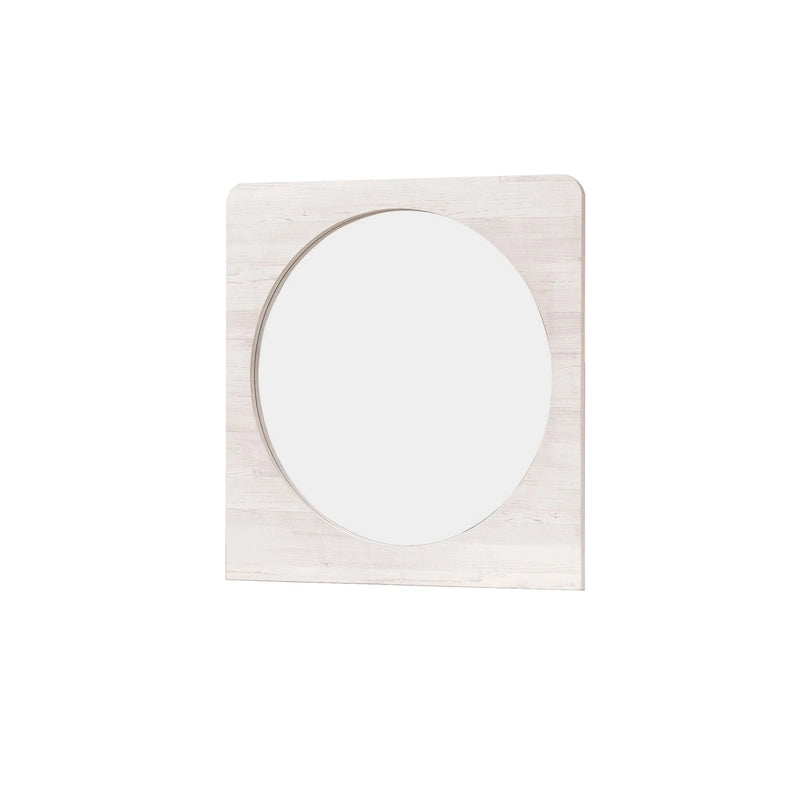 Ensemble de chambre à coucher 5 pièces moderne contemporain beige en bois massif et placages Demora