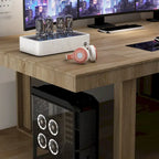 Table de conférence de bureau moderne, 86,6 x 47,2, bureau d'ordinateur