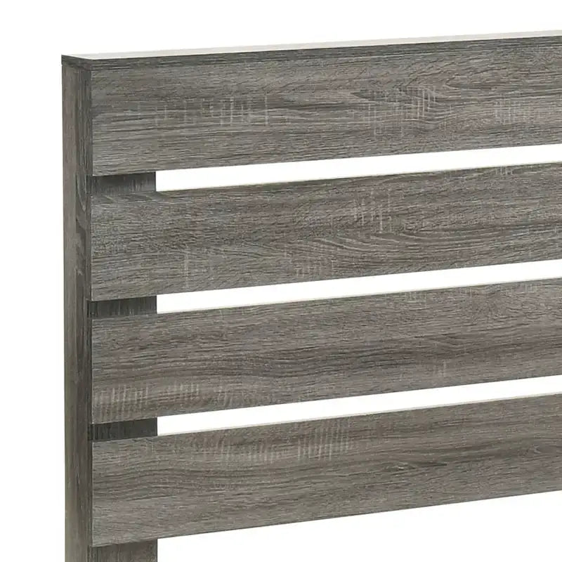 Lit plateforme en bois gris rustique Lucia de Furniture of America