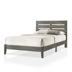 Lit plateforme en bois gris rustique Lucia de Furniture of America