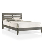 Lit plateforme en bois gris rustique Lucia de Furniture of America