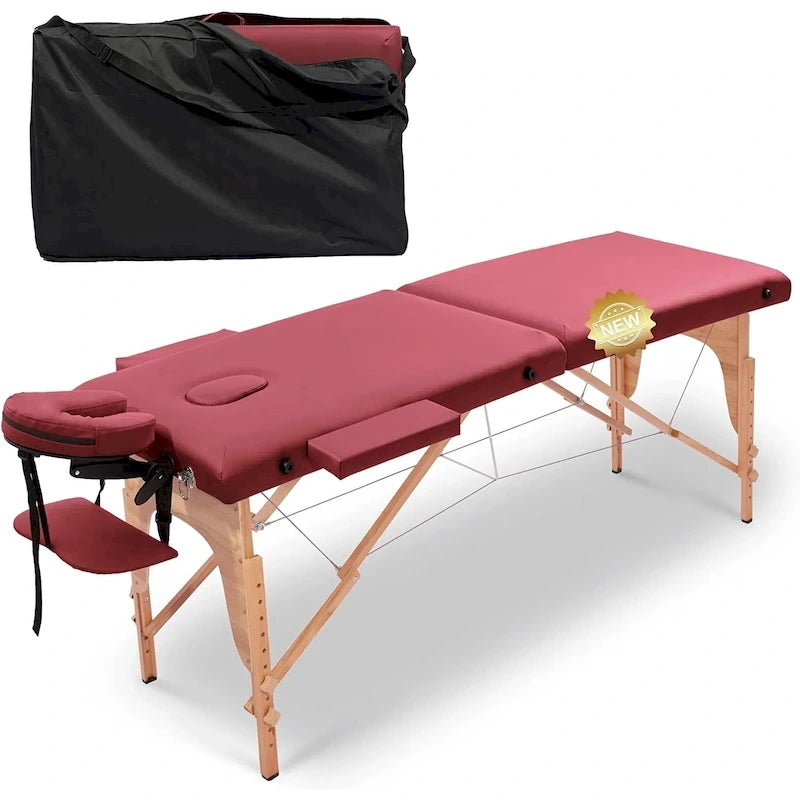 Table de massage portable de 84 pouces de long avec housse de transport