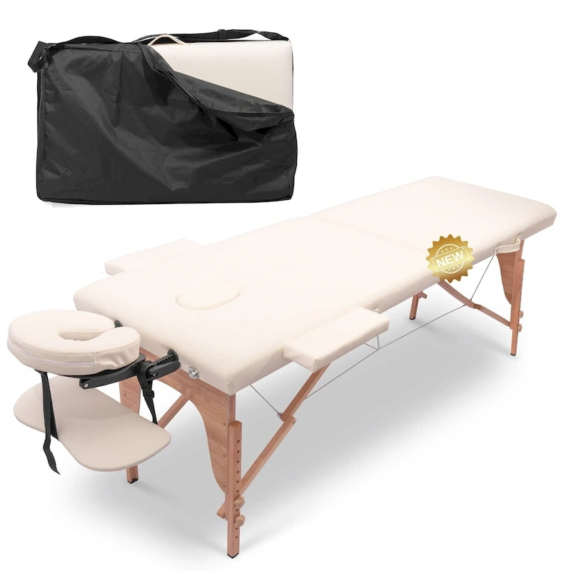 Table de massage portable de 84 pouces de long avec housse de transport