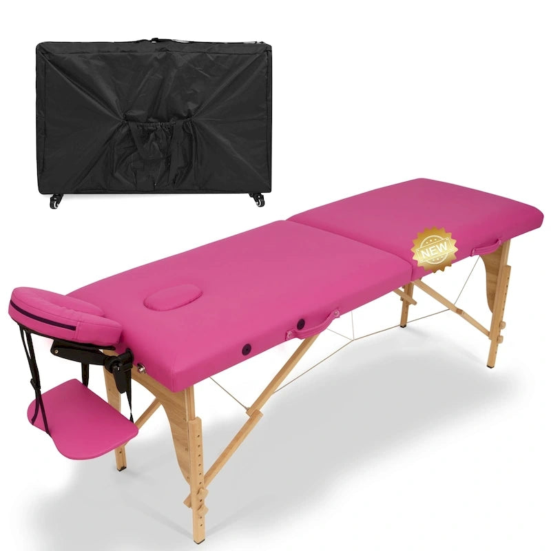 Table de massage portable de 84 pouces de long avec housse de transport