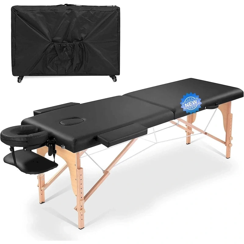 Table de massage portable de 84 pouces de long avec housse de transport