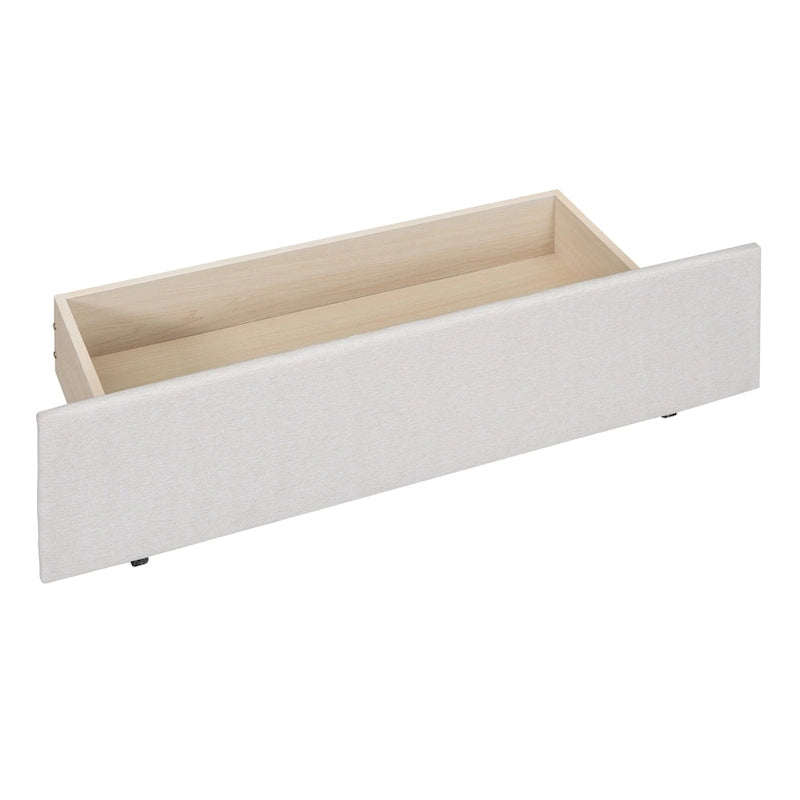 Lit plateforme rembourré Queen size