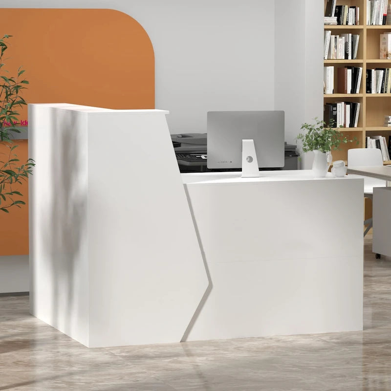 1-Drawer Reception Computer desk With one Door