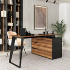 54.3 Kerrogee Bureau Informatique d'Angle avec Armoire Réversible