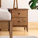 Table de chevet 2 tiroirs Greenport Grain Wood Furniture