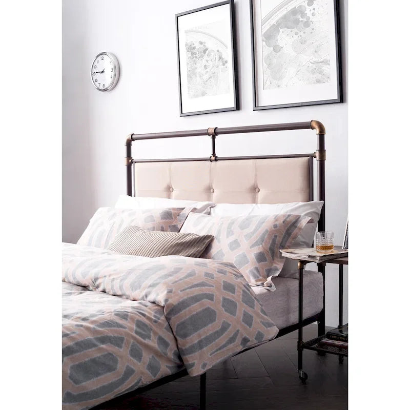 Lit en métal Corvus Somme Antique Bronze Foncé