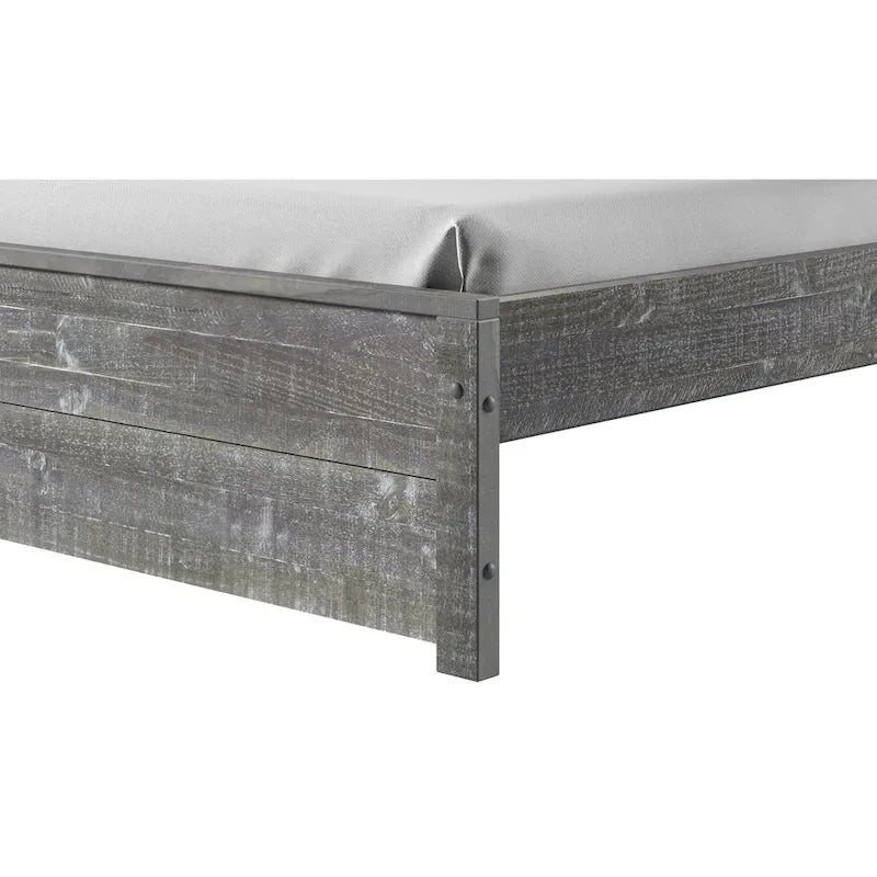 Lit en bois massif Hampton - Grand lit