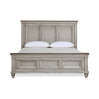 Ensemble de chambre à coucher 5 pièces New Classic Furniture Mecklin crème et marron avec 2 tables de chevet