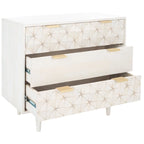Commode de chambre à 3 tiroirs Cena de SAFAVIEH