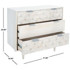 Commode de chambre à 3 tiroirs Cena de SAFAVIEH