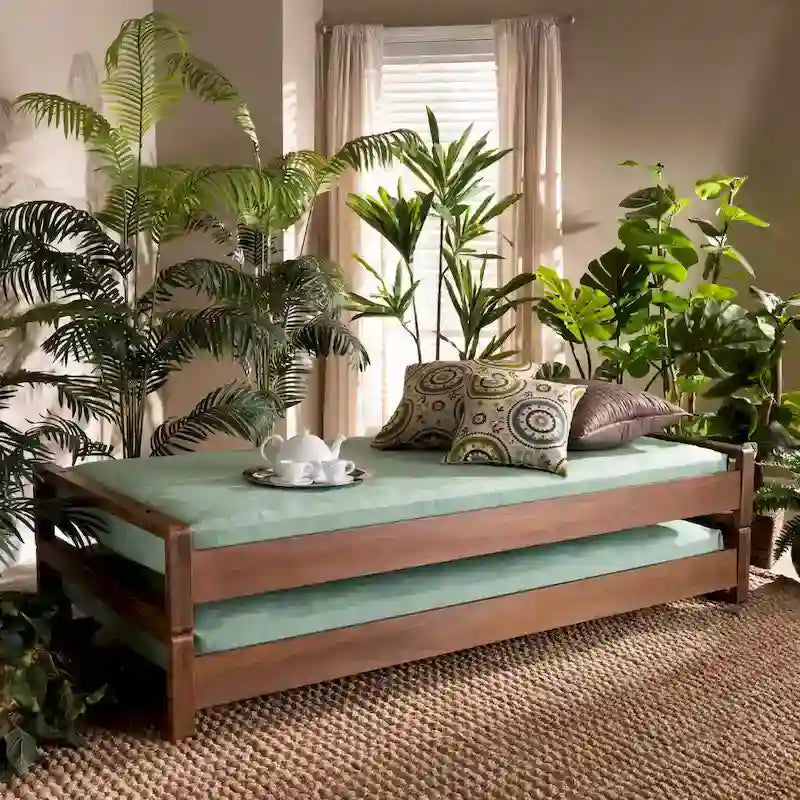Klara Modern and Contemporary Expandable Twin to King Bed Frame