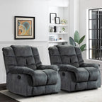 Manual Ergonomic Overstuffed Recliner Chair
