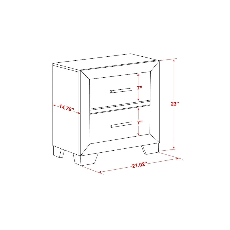 Ensemble de chambre queen Pandora en bois de East West Furniture avec un lit queen Cadres de finition blanche (Option de pièces)