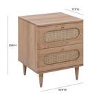 Table de chevet Carmen Cane