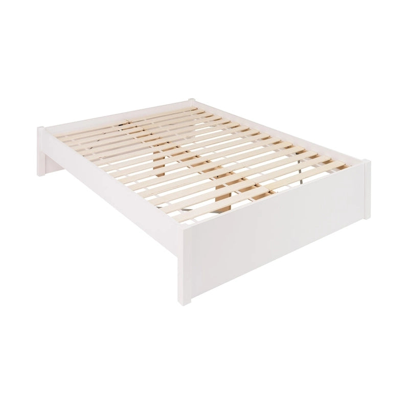 Lit plateforme à 4 montants Prepac Queen Select avec tiroirs en option