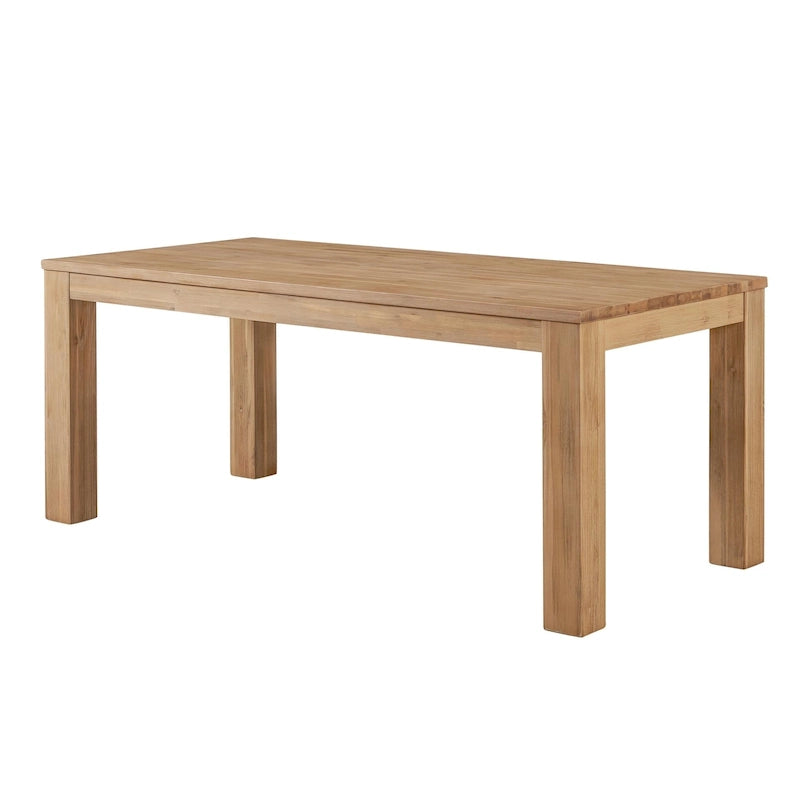 Table à manger rectangulaire Bedford 75 pouces à pieds carrés