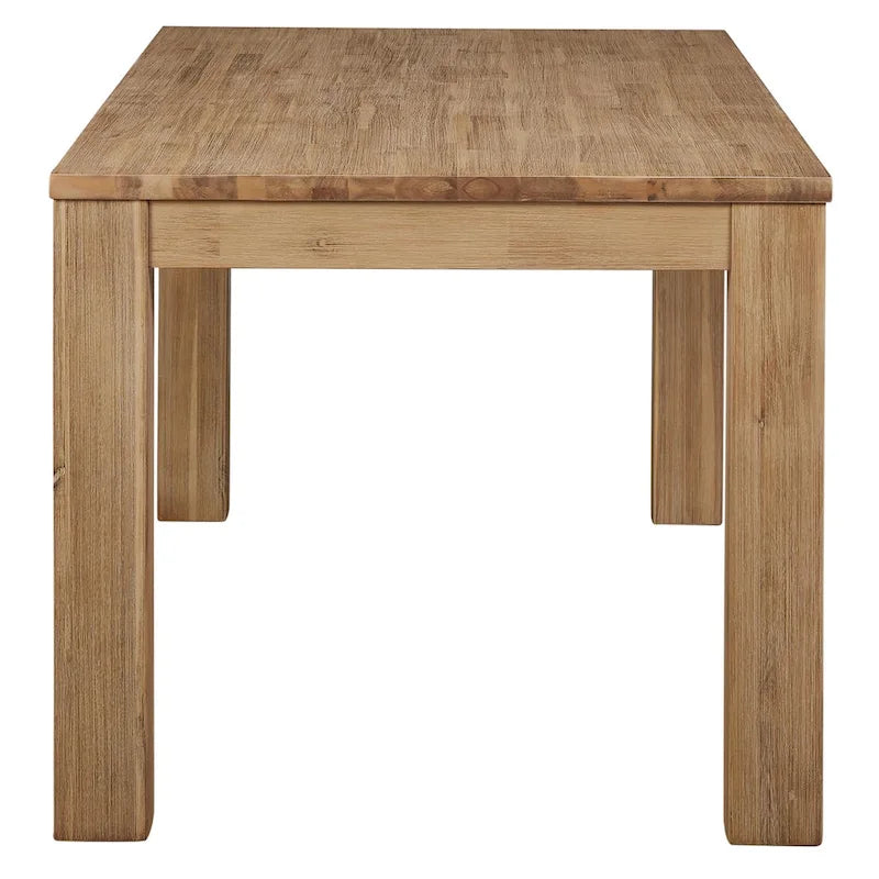 Table à manger rectangulaire Bedford 75 pouces à pieds carrés