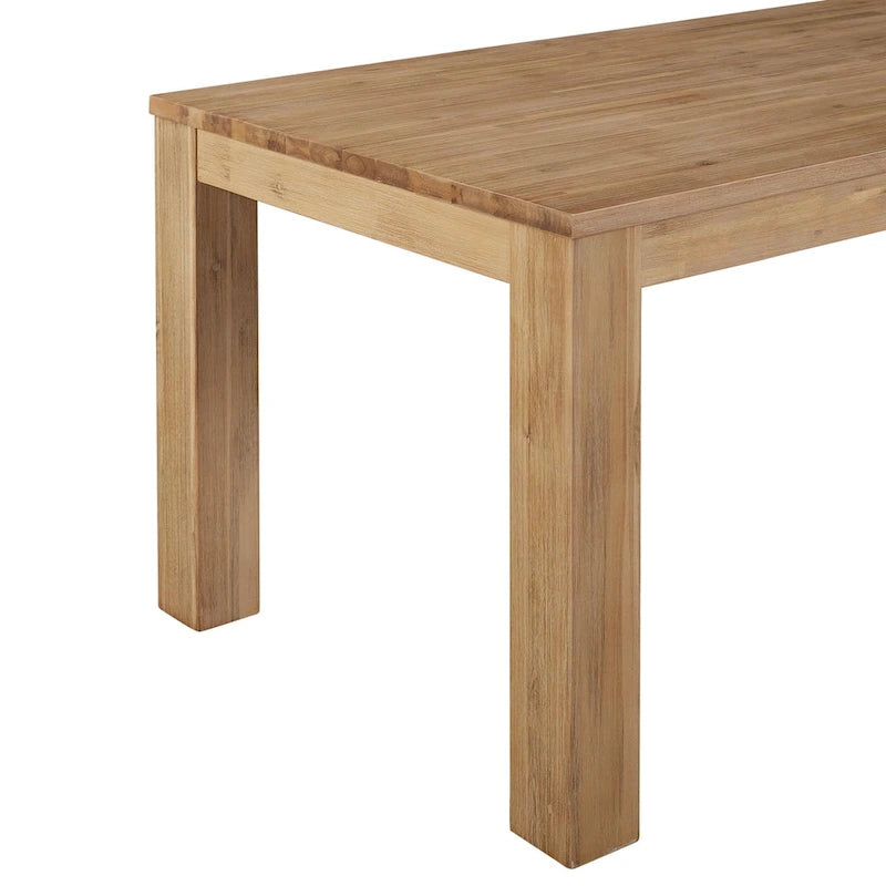Table à manger rectangulaire Bedford 75 pouces à pieds carrés