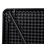 2.83-Foot Square Bi-Fold Plastic Folding Table with Carrying Handle