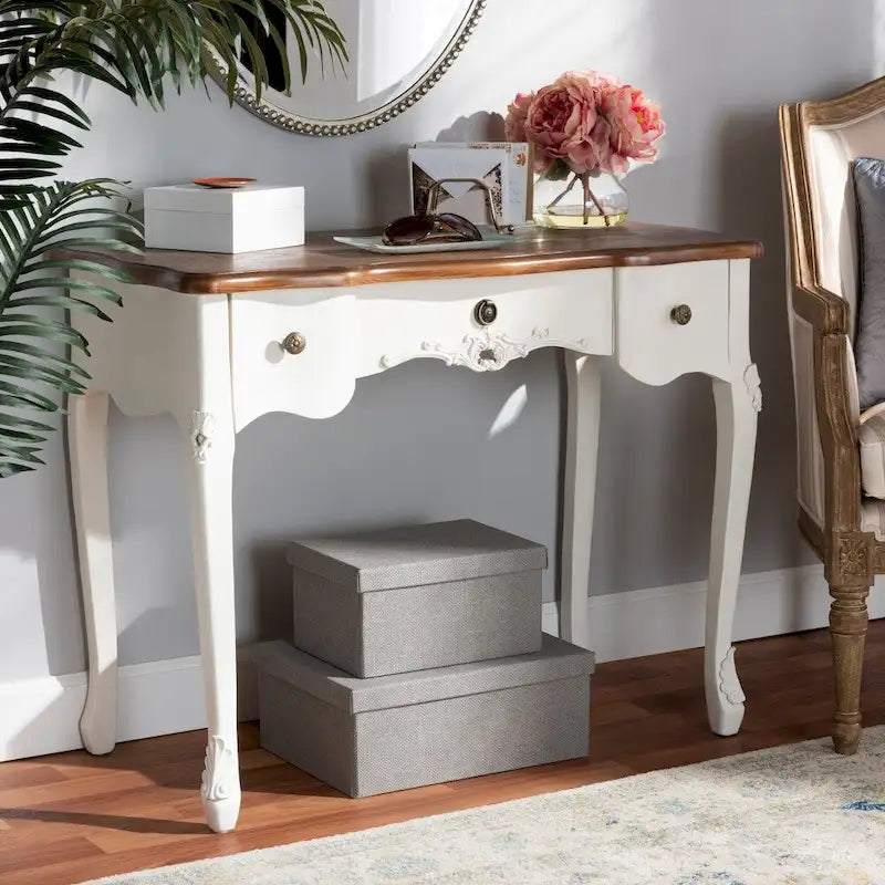 Console Sophie, style campagne chic traditionnel