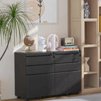 3 Drawer Mobile File Cabinet Lockable Storage Cabinet