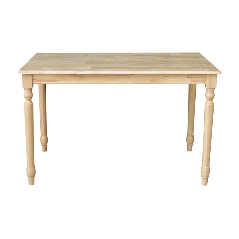 Table de salle à manger en bois massif finition naturelle International Concepts