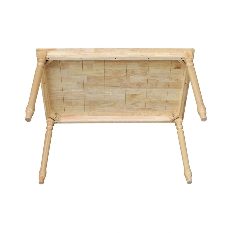 Table de salle à manger en bois massif finition naturelle International Concepts