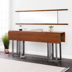 Table console extensible Driness de SEI Furniture - Noire