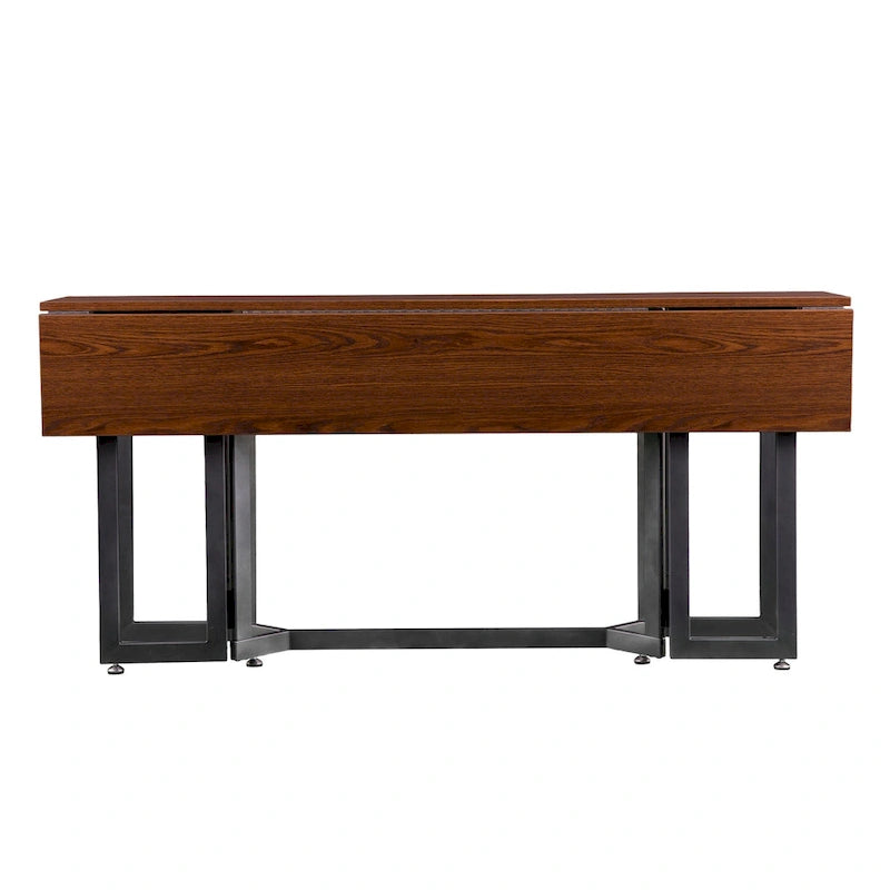 Table console extensible Driness de SEI Furniture - Noire