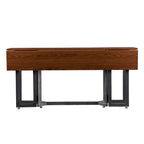Table console extensible Driness de SEI Furniture - Noire