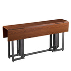 Table console extensible Driness de SEI Furniture - Noire