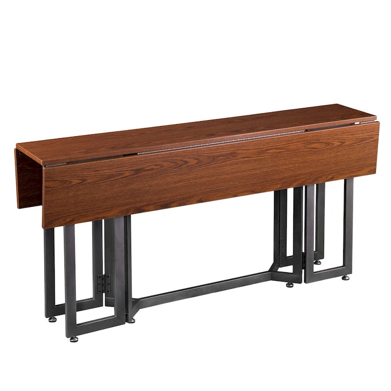Table console extensible Driness de SEI Furniture - Noire