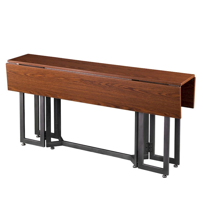 Table console extensible Driness de SEI Furniture - Noire