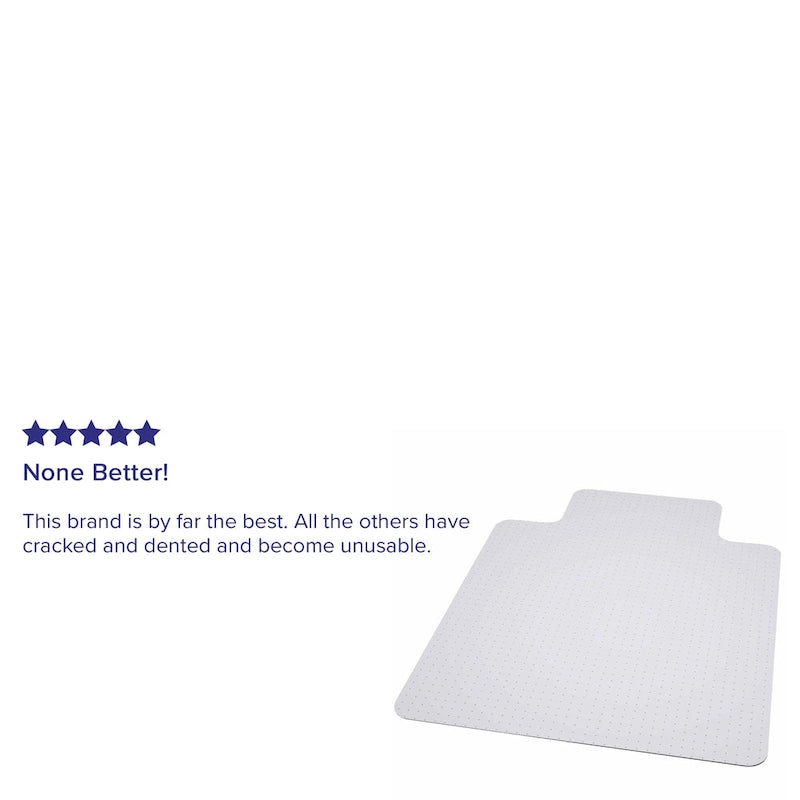 36 x 48 Big & Tall 400 lb. Capacity Carpet Chair Mat with Lip