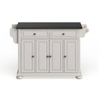 Crosley Alexandria Granite Top Full Size Kitchen Island/Cart - 18d x 51.5w x 34h